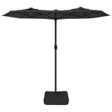 Parasol dubbel dak 316x240 cm antracietkleurig - AllerleiShop