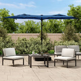 Parasol dubbel dak 316x240 cm azuurblauw - AllerleiShop