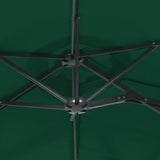 Parasol dubbel met LED's 316x240 cm groen - AllerleiShop