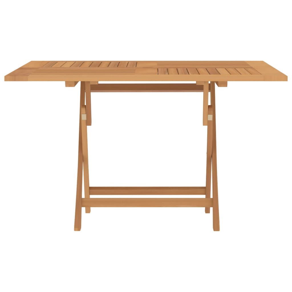 Tuintafel inklapbaar 110x110x75 cm massief teakhout - AllerleiShop