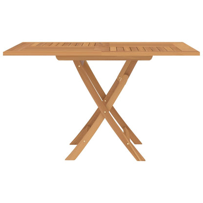 Tuintafel inklapbaar 110x110x75 cm massief teakhout - AllerleiShop