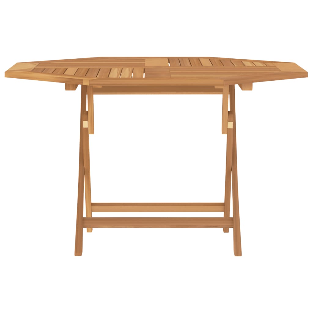 Tuintafel inklapbaar 110x110x75 cm massief teakhout - AllerleiShop