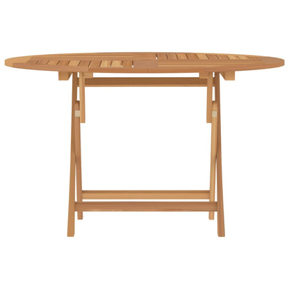 Tuintafel inklapbaar Ø 110x75 cm massief teakhout - AllerleiShop