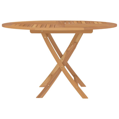 Tuintafel inklapbaar Ø 110x75 cm massief teakhout - AllerleiShop