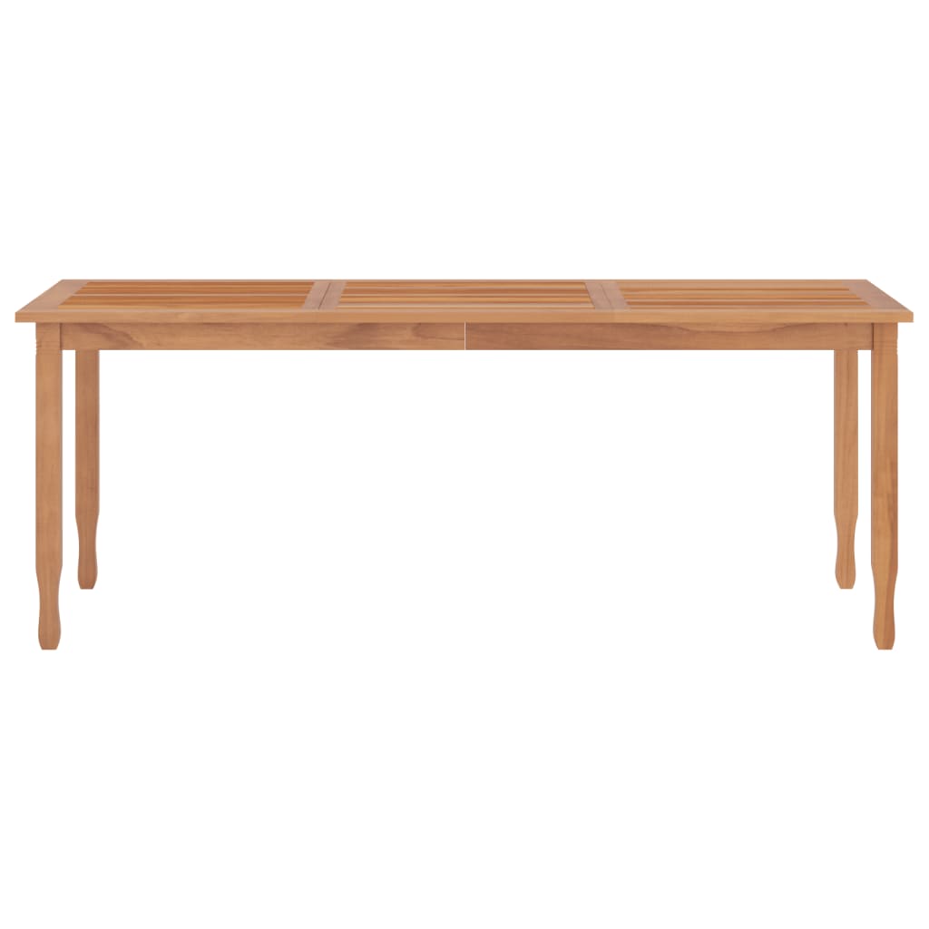 Tuintafel 200x90x75 cm massief teakhout - AllerleiShop