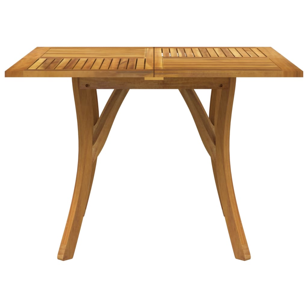 Tuintafel 110x110x75 cm massief acaciahout - AllerleiShop