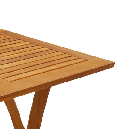 Tuintafel 110x110x75 cm massief acaciahout - AllerleiShop