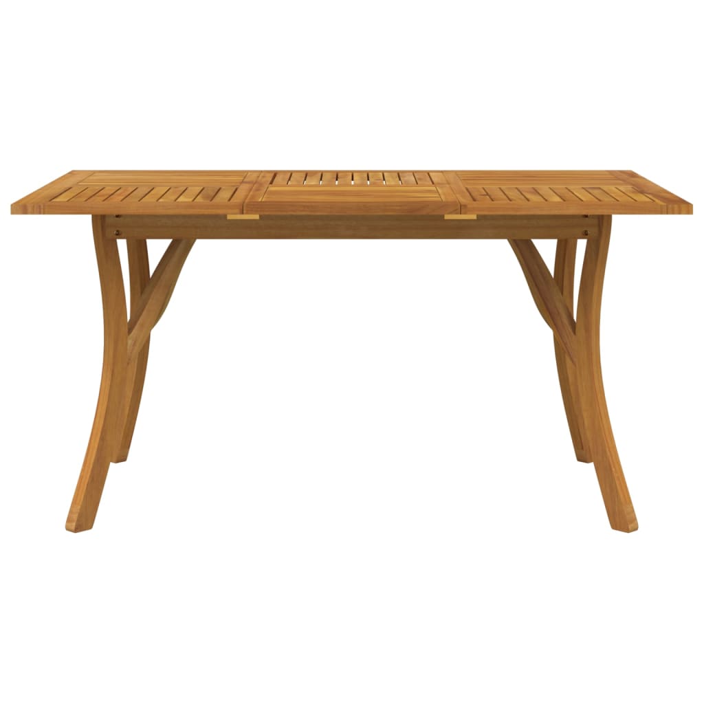 Tuintafel 150x90x75 cm massief acaciahout - AllerleiShop