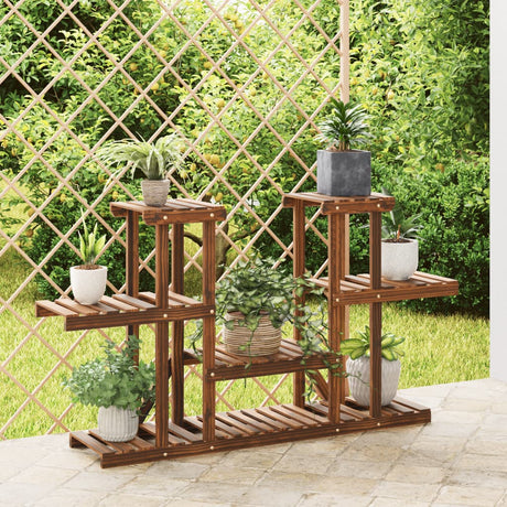 Plantenstandaard 110x25x73 cm massief vurenhout - AllerleiShop