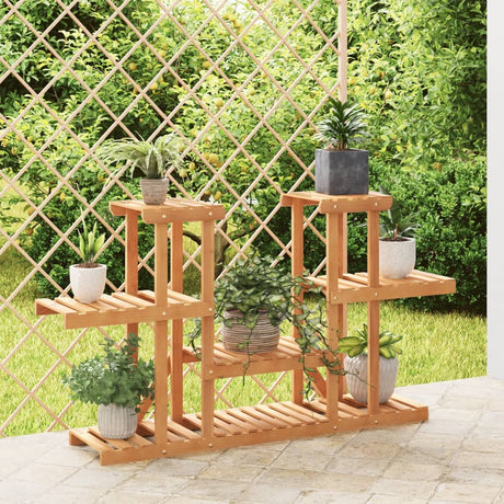 Plantenstandaard 110x25x73 cm massief vurenhout - AllerleiShop