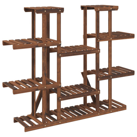 Plantenstandaard 110x25x110,5 cm massief vurenhout - AllerleiShop