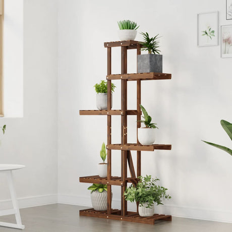 Plantenstandaard 75x25x140,5 cm massief vurenhout - AllerleiShop