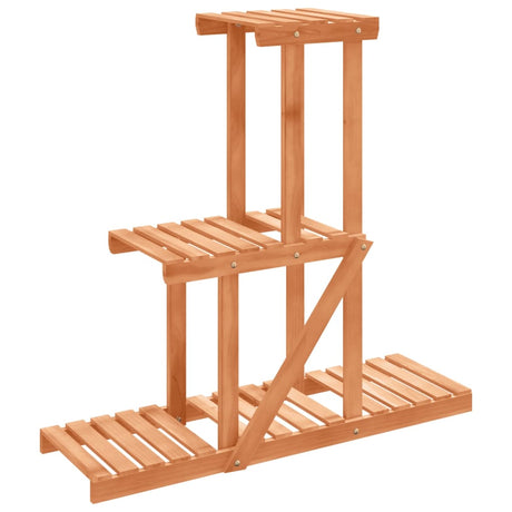 Plantenstandaard 81x25x75,5 cm massief vurenhout - AllerleiShop