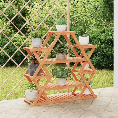 Plantenstandaard 110x25x105 cm massief vurenhout - AllerleiShop