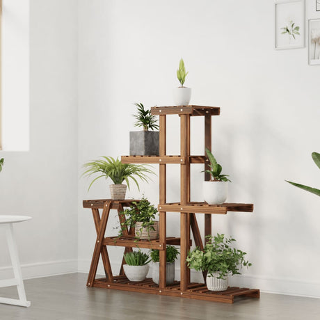 Plantenstandaard 95x25x96 cm massief vurenhout - AllerleiShop