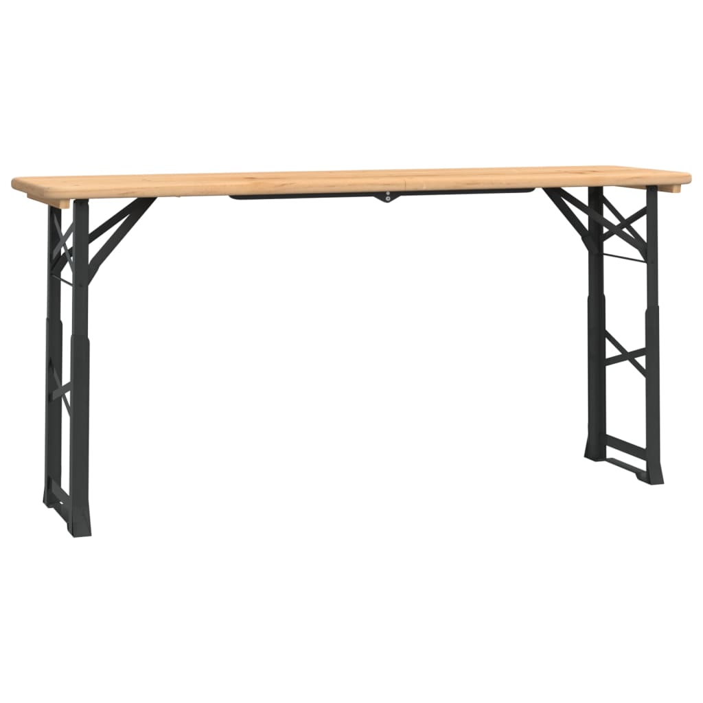 Biertafel inklapbaar 170x50x75/105 cm massief vurenhout - AllerleiShop