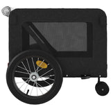 Hondenfietstrailer oxford stof en ijzer zwart - AllerleiShop