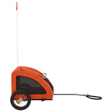 Hondenfietstrailer oxford stof en ijzer oranje - AllerleiShop