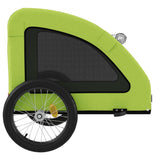 Hondenfietstrailer oxford stof en ijzer groen - AllerleiShop