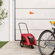 Hondenfietstrailer oxford stof en ijzer rood - AllerleiShop