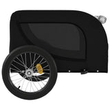 Hondenfietstrailer oxford stof en ijzer zwart - AllerleiShop