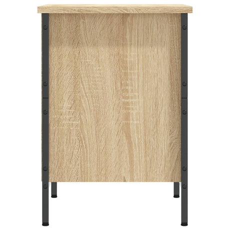 Schoenenkast 38x35x50 cm bewerkt hout sonoma eikenkleurig