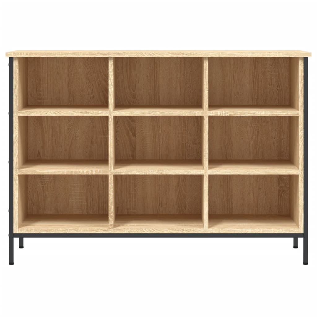 Schoenenkast 100x35x70 cm bewerkt hout sonoma eikenkleurig