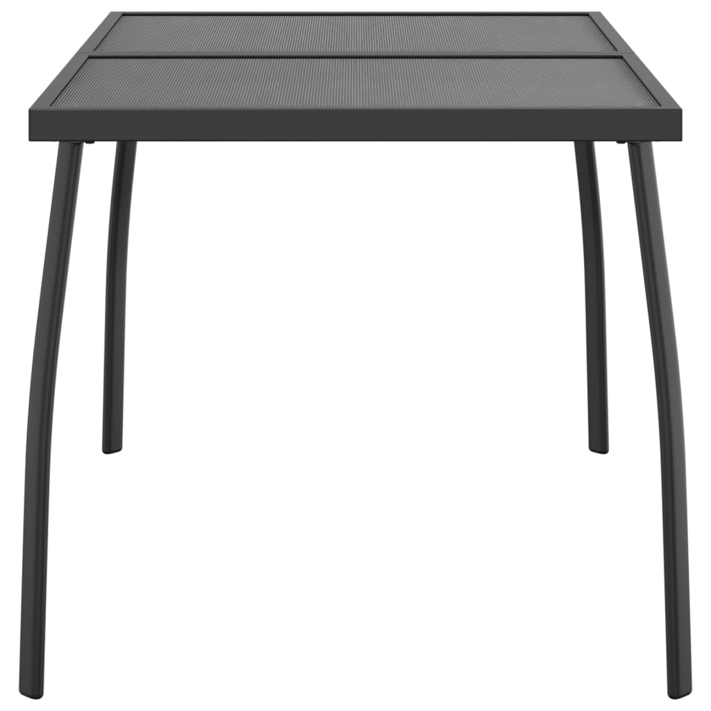 Tuintafel 110x80x72 cm staalgaas antracietkleurig - AllerleiShop