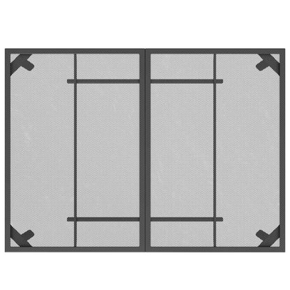 Tuintafel 110x80x72 cm staalgaas antracietkleurig - AllerleiShop