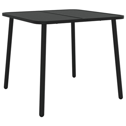 Tuintafel 80x80x71 cm staal antracietkleurig - AllerleiShop