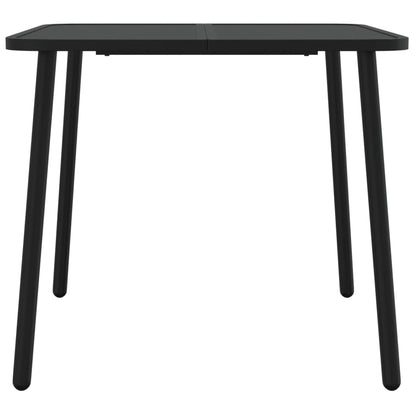 Tuintafel 80x80x71 cm staal antracietkleurig - AllerleiShop