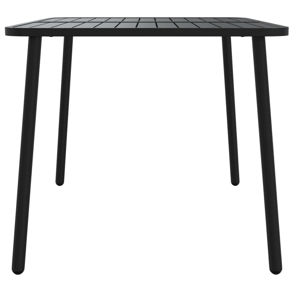 Tuintafel 110x80x71 cm staal antracietkleurig - AllerleiShop