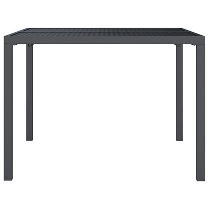 Tuintafel 100x100x72 cm staal antracietkleurig - AllerleiShop