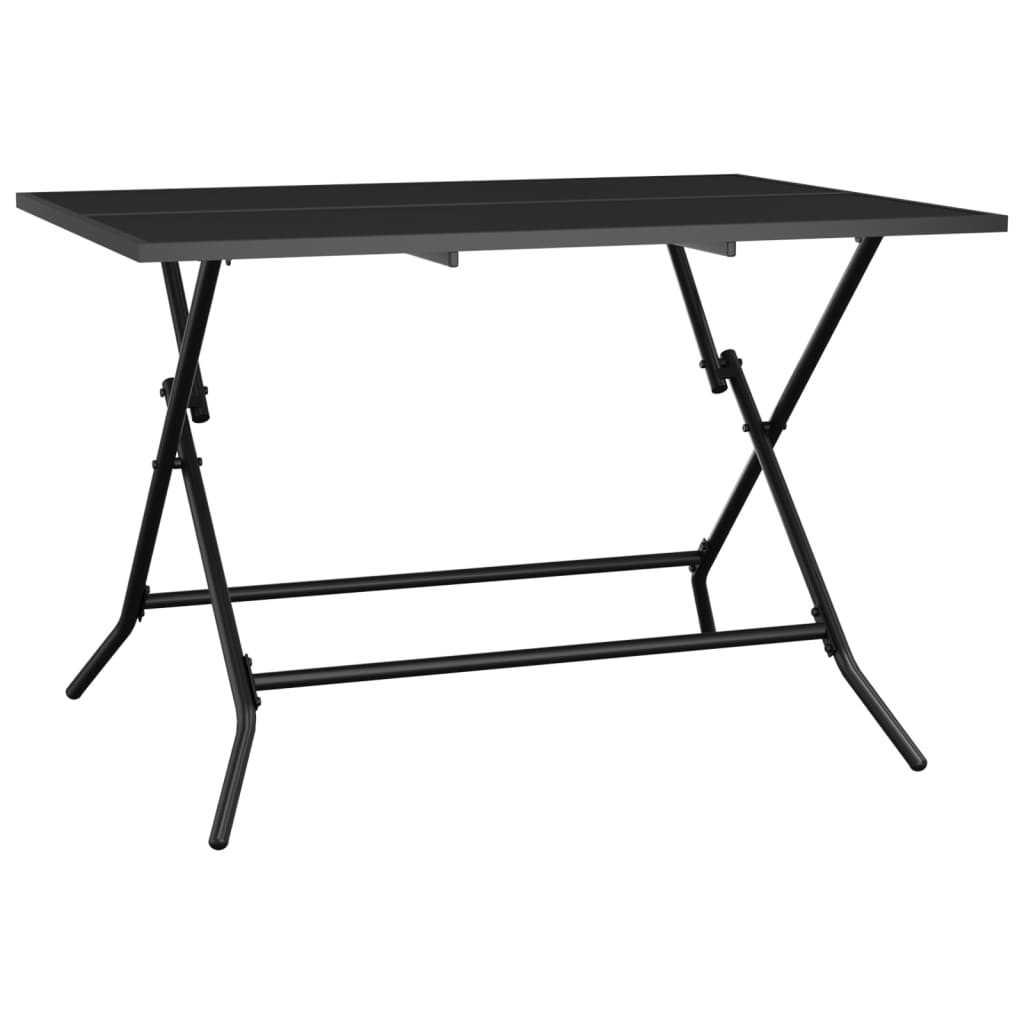 Tuintafel inklapbaar 110x80x72 cm staalgaas antracietkleurig - AllerleiShop