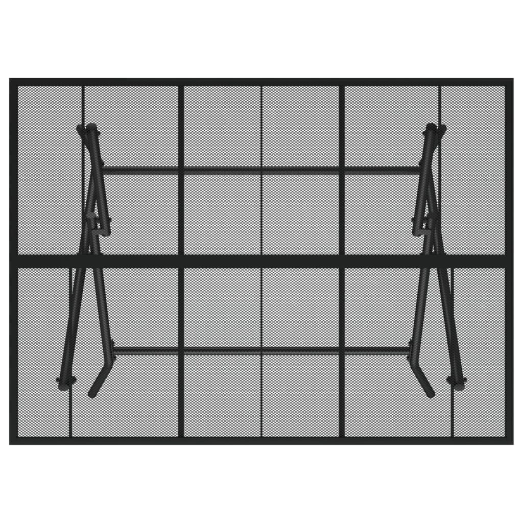 Tuintafel inklapbaar 110x80x72 cm staalgaas antracietkleurig - AllerleiShop