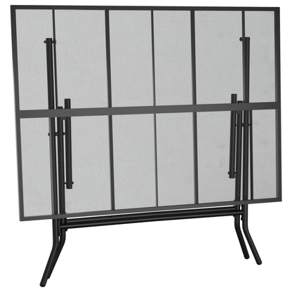 Tuintafel inklapbaar 110x80x72 cm staalgaas antracietkleurig - AllerleiShop