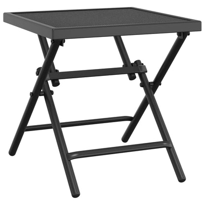 Tuintafel 38x38x38 cm staalgaas antracietkleurig - AllerleiShop