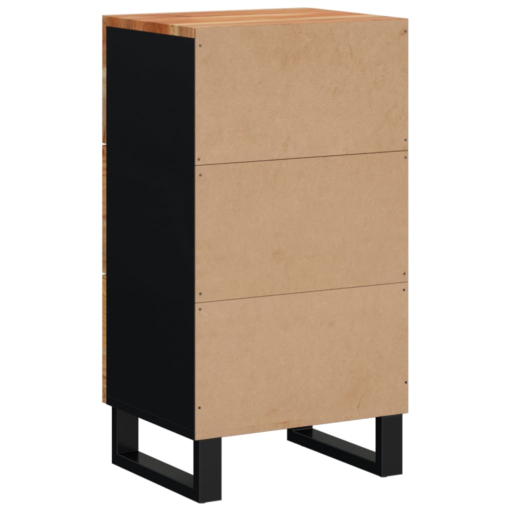 Dressoir met 3 lades 40x33,5x75 cm massief acaciahout - AllerleiShop