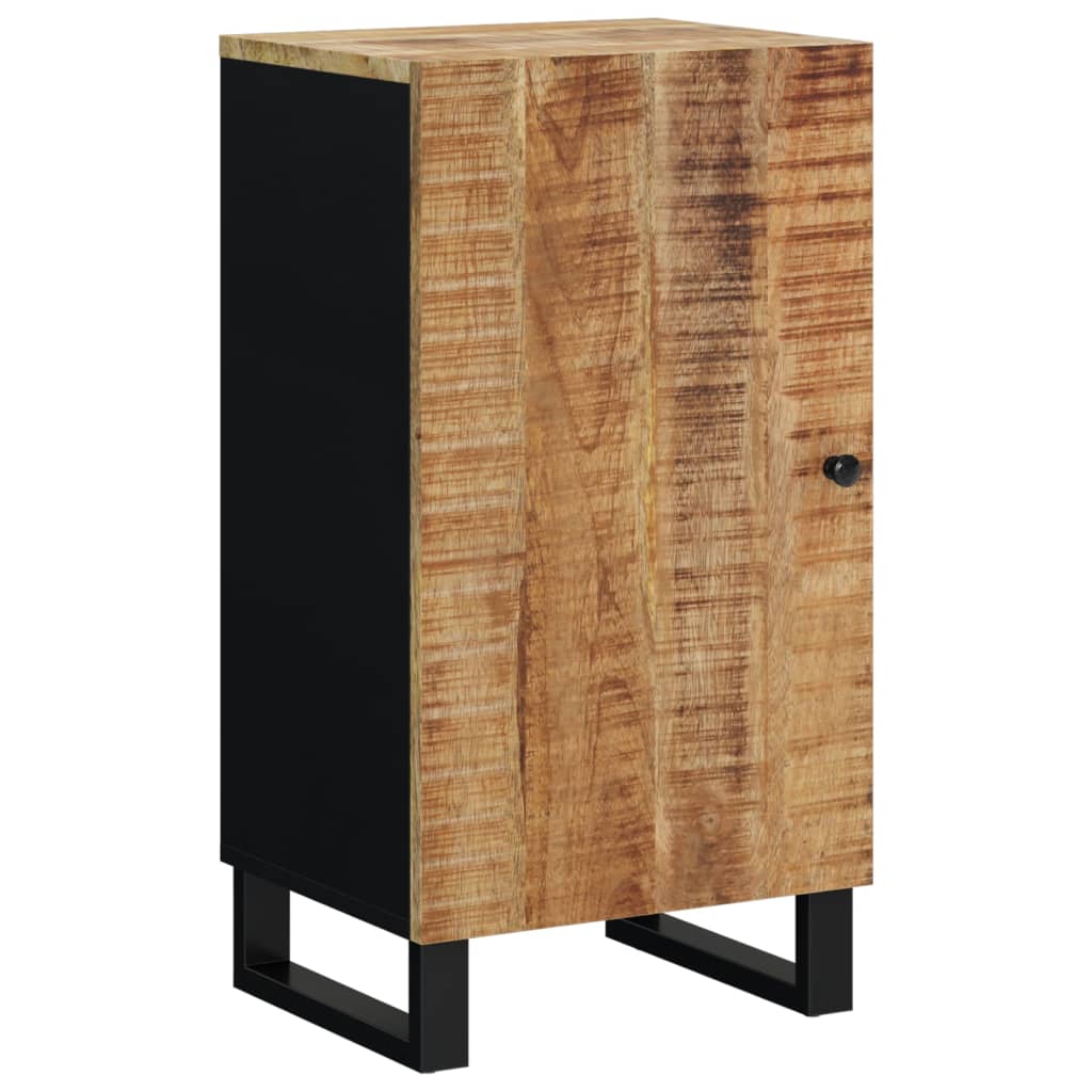 Dressoir met deur 40x31x75 cm massief mangohout - AllerleiShop