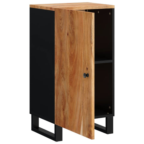 Dressoir met deur 40x31x75 cm massief acaciahout - AllerleiShop