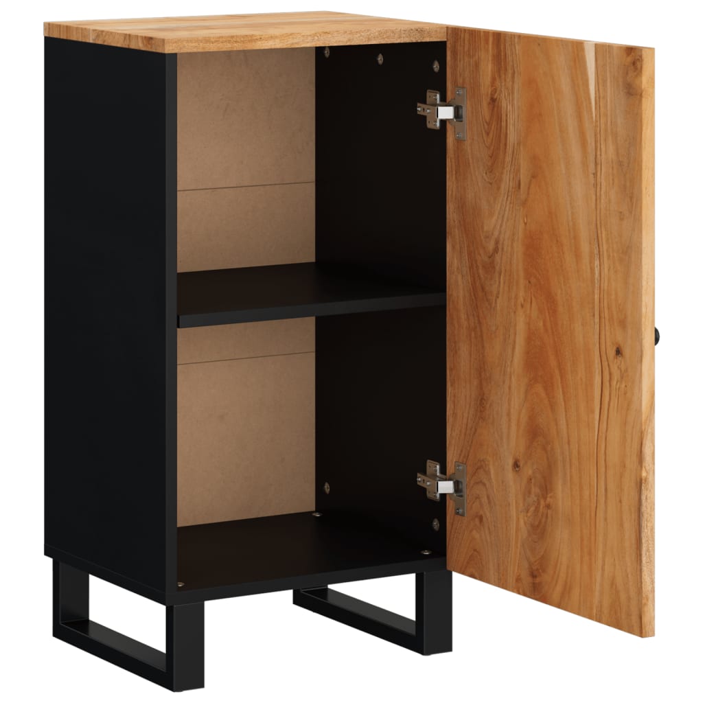 Dressoir met deur 40x31x75 cm massief acaciahout - AllerleiShop