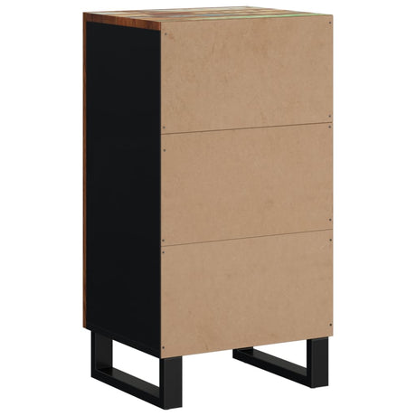 Dressoir met deur 40x31x75 cm massief gerecycled hout - AllerleiShop