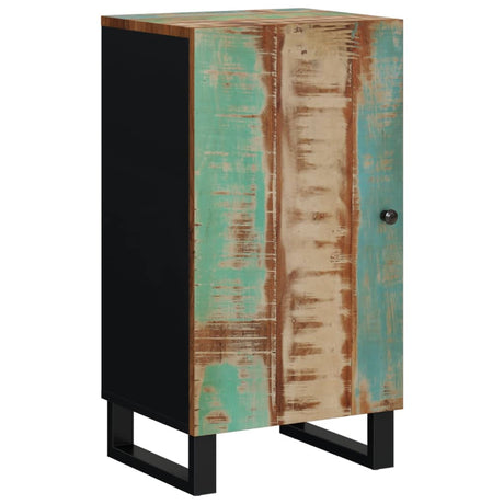 Dressoir met deur 40x31x75 cm massief gerecycled hout - AllerleiShop