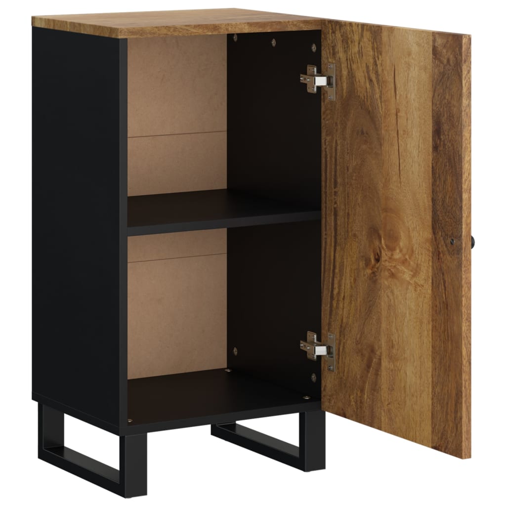 Dressoir met deur 40x31x75 cm massief mangohout - AllerleiShop