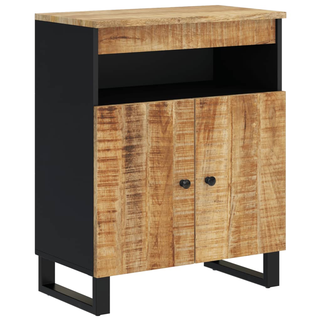 Dressoir met 2 deuren 60x33x75 cm massief mangohout - AllerleiShop