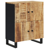 Dressoir met 4 deuren 60x33x75 cm massief mangohout - AllerleiShop