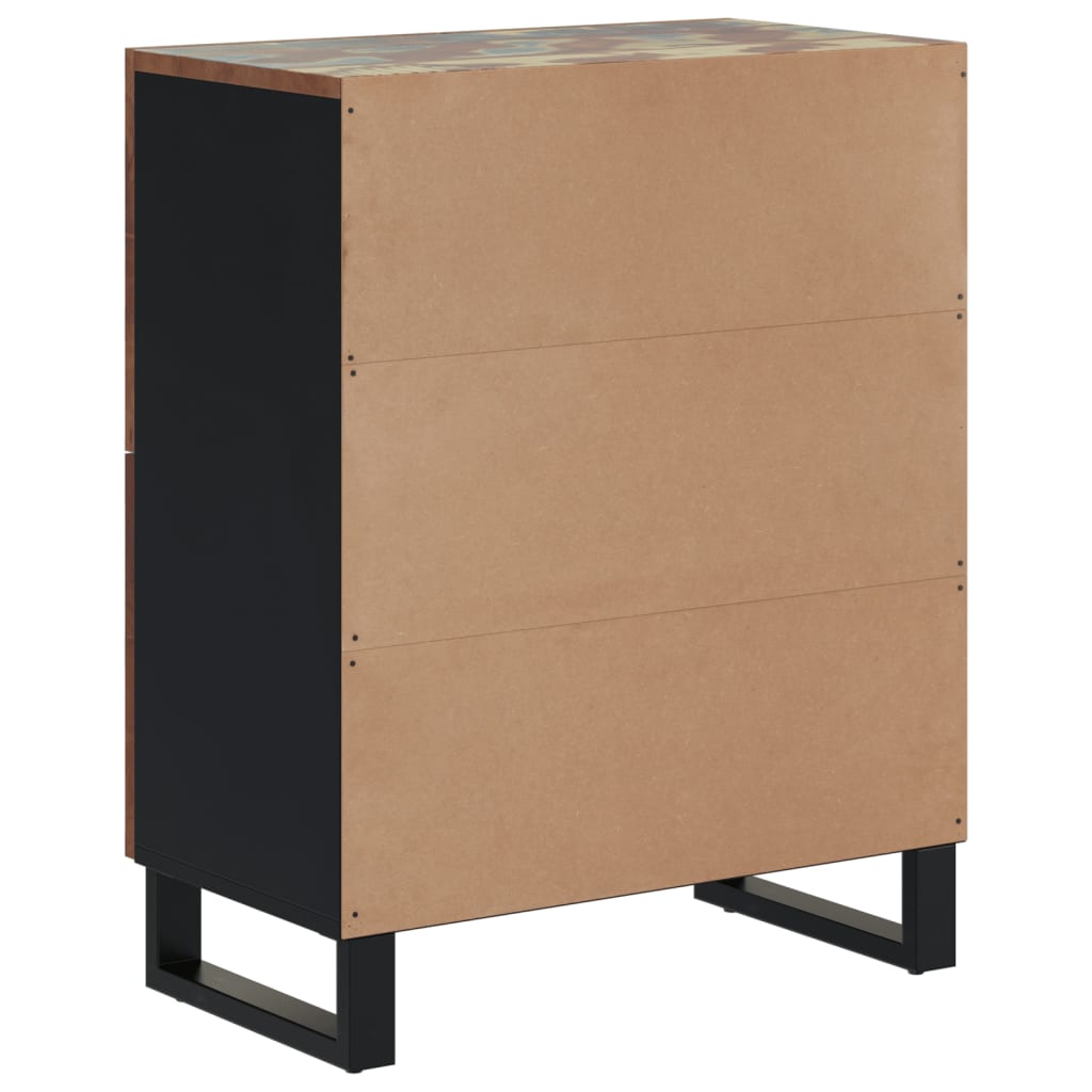 Dressoir met 4 deuren 60x33x75 cm massief gerecycled hout - AllerleiShop