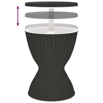 IJskoeltafel 3-in-1 polypropeen zwart - AllerleiShop