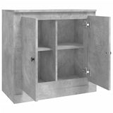 Dressoir 70x35,5x67,5 cm bewerkt hout betongrijs - AllerleiShop