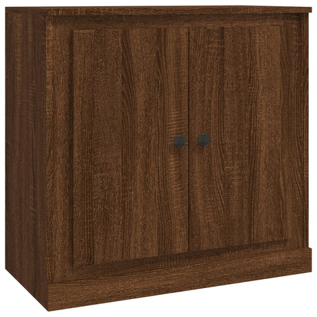 Dressoir 70x35,5x67,5 cm bewerkt hout bruin eikenkleur - AllerleiShop